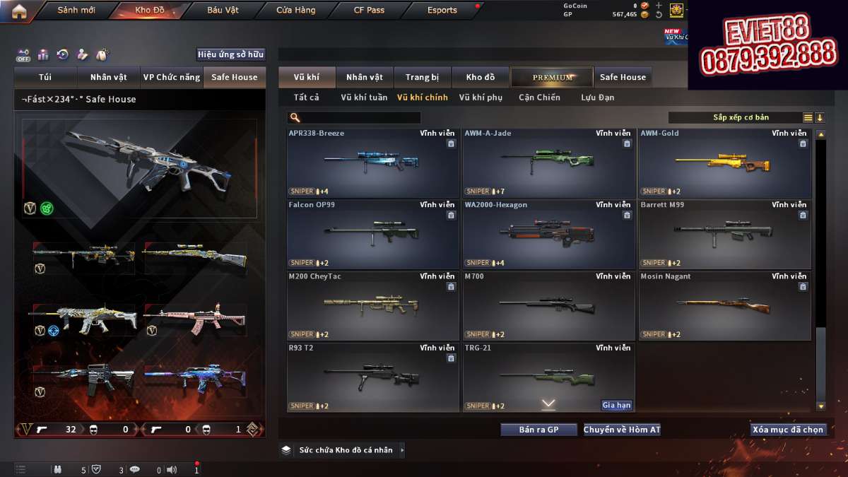 shop acc cf uy tin gia re